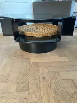 Jean Maneval - Space Age UFO salontafel Curver, by Jean Maneval kopen? Bied vanaf 1100!