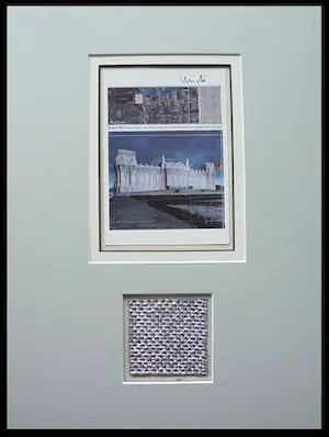 Christo - Collage Reichstag Berlin - 1995 - handgesigneerd -in pptout -ready to frame kaufen? Bieten Sie von 139!