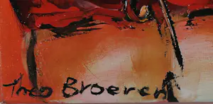 Theo Broeren - Acryl op doek, Slagroom soesjes kaufen? Bieten Sie von 100!