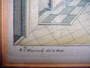François van Bleyswijck - Pleitrolle van den Hove van Holland -gravure circa 1700- kopen? Bied vanaf 50!