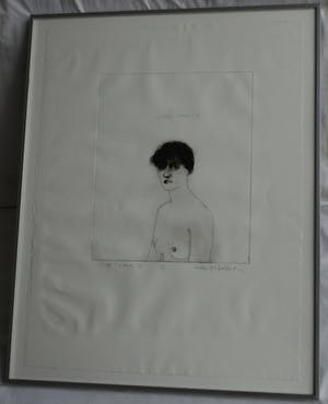 Robbert de Bakker - Ets , Cafe L‘Opera IX Barcelona – gesigneerd & ingelijst – 1991 kopen? Bied vanaf 50!