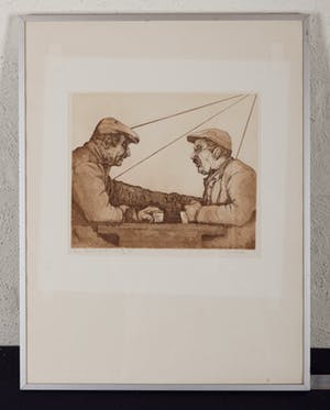 Anne-Brigitte Kwadijk - De discussie - 6/20 - 1981 - kleurenets op papier kopen? Bied vanaf 20!