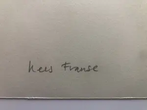 Buy Kees Franse - Aquarel? Bid from 69!