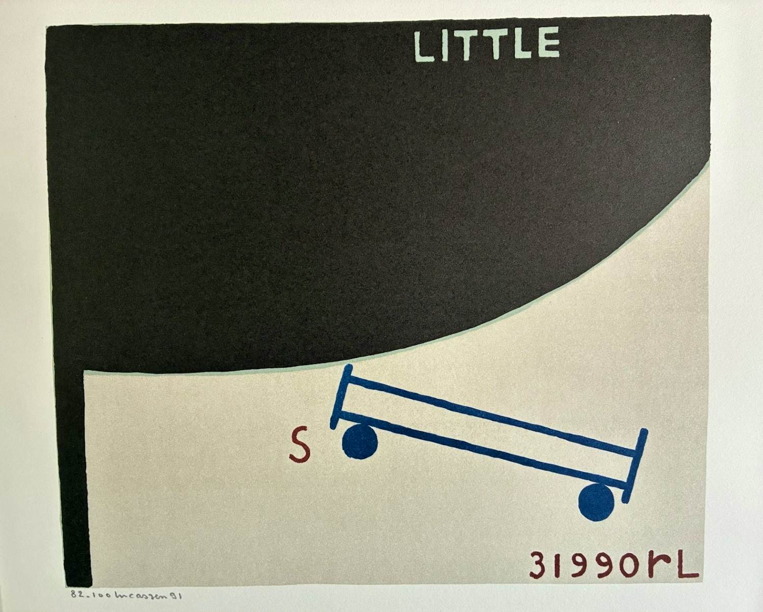 Reinier Lucassen - zeefdruk - little kopen? Bied vanaf 80!