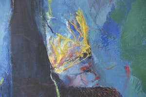 Franscz Witte - Acryl op doek, De rebelse muse (Zeer groot!) kopen? Bied vanaf 300!