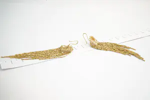 188 - Schitterend paar 14 krt gouden Filigrain "waterval" oorhangers - gekeurd kopen? Bied vanaf 270!