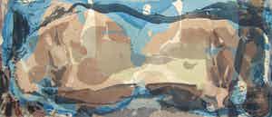 Benoit (Frere) - Abstract landschap verkocht voor € 75!