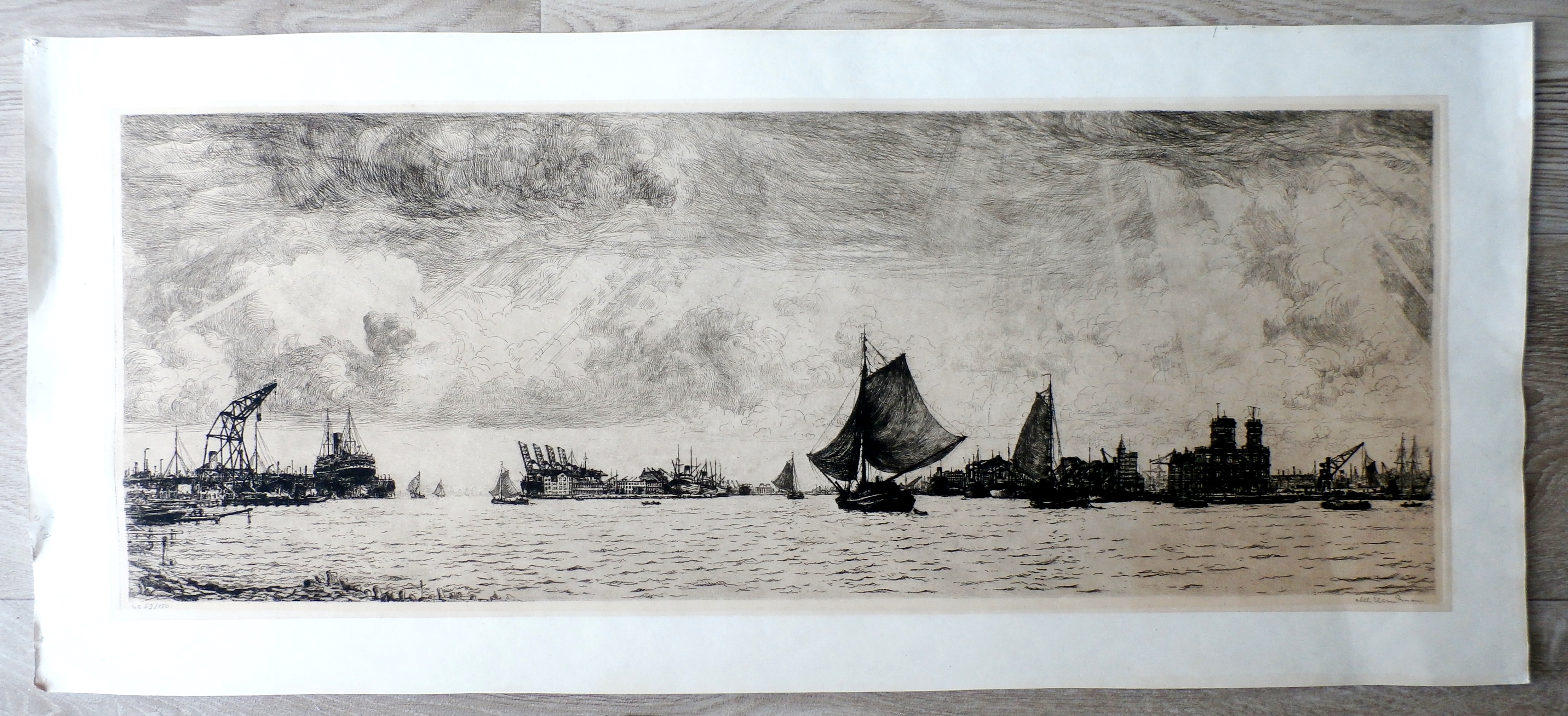 Albert Hemelman - ets -  kopen? Bied vanaf 60!