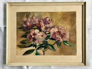 Niet of onleesbaar gesigneerd - C.M. Weidner-Ballego - Rhododendron kopen? Bied vanaf 1!