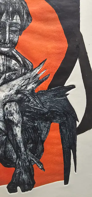 Ru van Rossem - Jongen met haan 8/25 kopen? Bied vanaf 100!