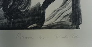 Bram van Velde - Zonder titel MP19 ingelijst kopen? Bied vanaf 250!