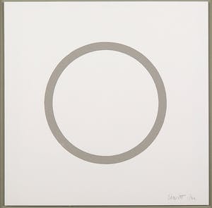 Sol LeWitt - Zeefdruk uit de serie 'Five Geometric Figures in Five Colors' - Ingelijst kopen? Bied vanaf 1!