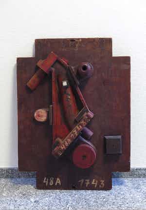 Niet of onleesbaar gesigneerd - Hout, Industriële mal verkocht voor € 1!