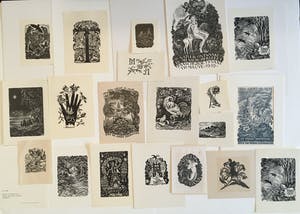 Thijs Mauve - 57 hout en kopergravures, incl. 2 dubbele kopen? Bied vanaf 35!