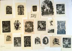 Thijs Mauve - 57 hout en kopergravures, incl. 2 dubbele verkocht voor € 35!