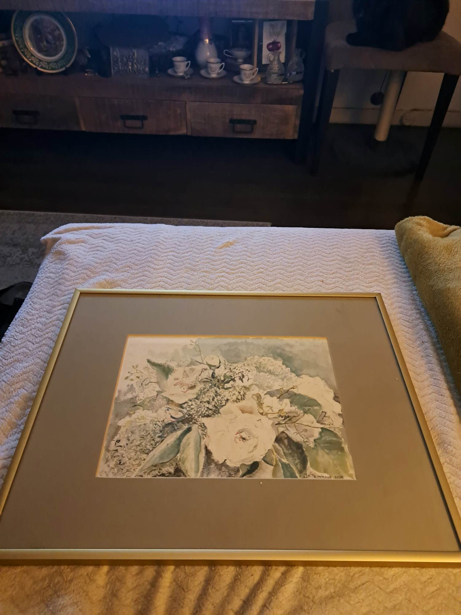 Joanna Hermine Fernhout - Originele aquarel Bloemenstilleven kopen? Bied vanaf 105!