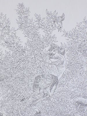 Peter Vos - Zelfportret voor Beestenboom - Litho kopen? Bied vanaf 60!