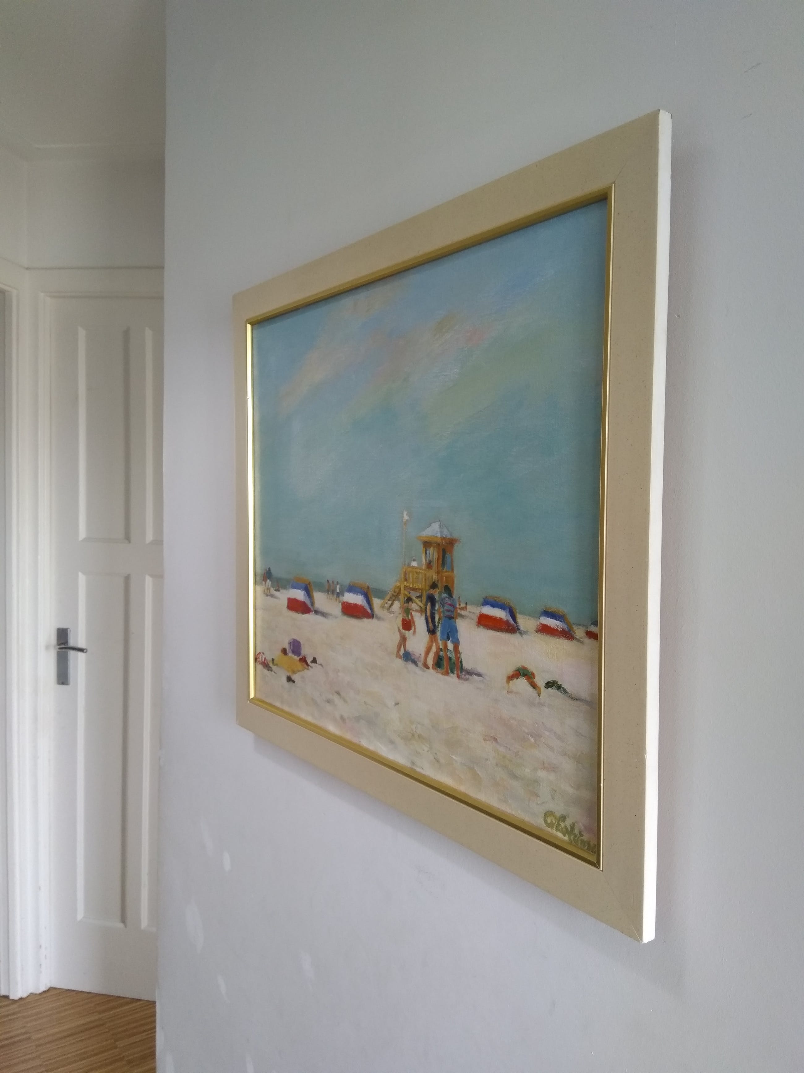 Get Strandscenes kunst aan de muur Free