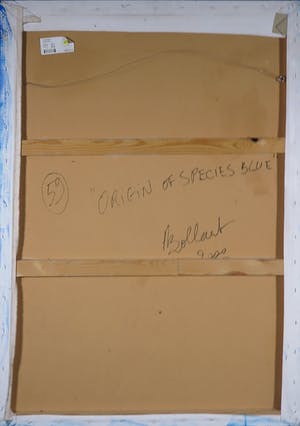 Jan Bollaert - Gemengde techniek op board, Origin of Species Blue (Groot) kopen? Bied vanaf 1!