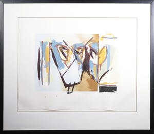 Pieter Vermeulen - Lithografie, Zonder titel - Ingelijst kopen? Bied vanaf 1!