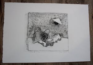 Paul Husner - Litho: 1973 kopen? Bied vanaf 25!