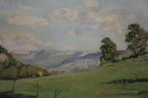 Wilhelmus L. Wijmans - olieverf op doek - berglandschap kopen? Bied vanaf 39!