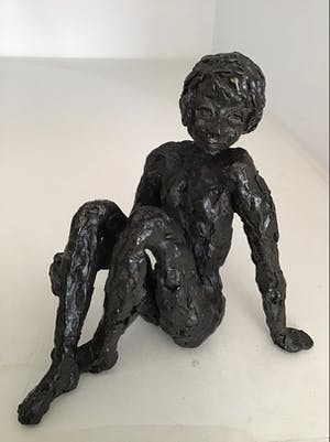 Astrid Veldhuyzen-Koppen - Sculptuur “ In gedachten “ kopen? Bied vanaf 40!