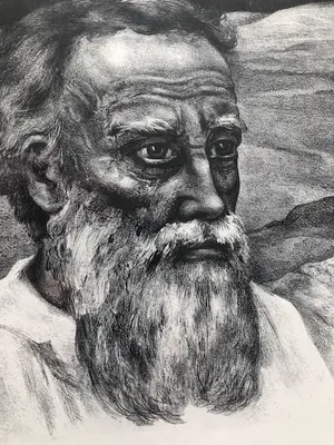 Aart van Dobbenburgh - portret van man met baard kopen? Bied vanaf 1!