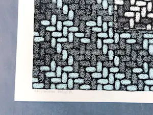 Har Sanders - "Vroege" in 1972 en in beperkte oplage van 100 gemaakte blauwe Zeefdruk kopen? Bied vanaf 60!