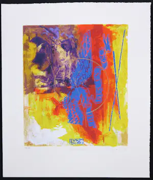 Piotr Konkel - Serie van 4 zeefdrukken, The horse & Eternal Embracement & The Tree & Union kopen? Bied vanaf 20!
