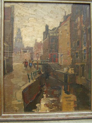 Henk van Leeuwen - Stadsgezicht Amsterdam kopen? Bied vanaf 100!