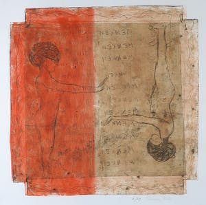 Herman Ketz - Kleurenets, Zonder titel - Ingelijst kopen? Bied vanaf 35!