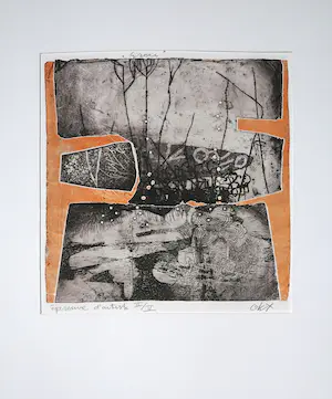 Kees Okx - Ets en aquatint, Groei kopen? Bied vanaf 35!