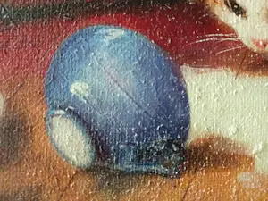 Niet of onleesbaar gesigneerd - Spelende katten kopen? Bied vanaf 10!