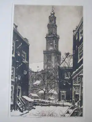 Cornelis Brandenburg - Westerkerk Amsterdam verkauft für € 50!
