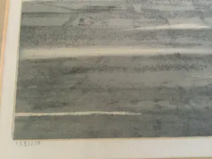 Roger Hebbelinck - Fraai ingelijste kleuren ets met Vlaams herfstlandschap kopen? Bied vanaf 40!