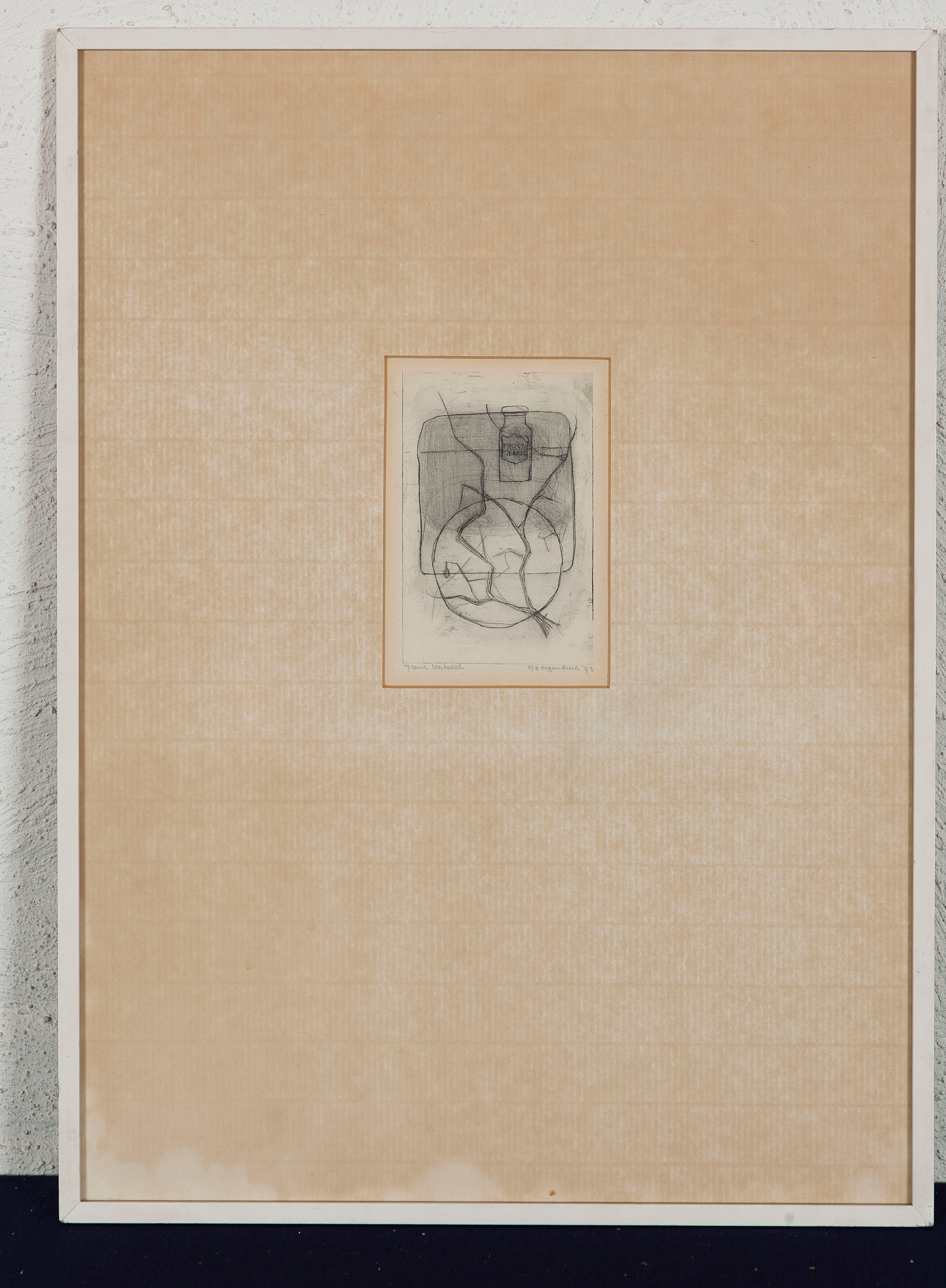 Irene Verbeek - Ets - Gesigneerd l.o. - Fruit Fuinical - Oplage 2/7 - BKR Groningen - 1973 kopen? Bied vanaf 15!