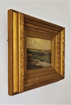 Willem G.F. Jansen - Hollands landschap kopen? Bied vanaf 185!