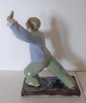 Niet of onleesbaar gesigneerd - porcelain collection - Meesters van vechtsporten (3) - Aardewerk China - Tweede kopen? Bied vanaf 1!
