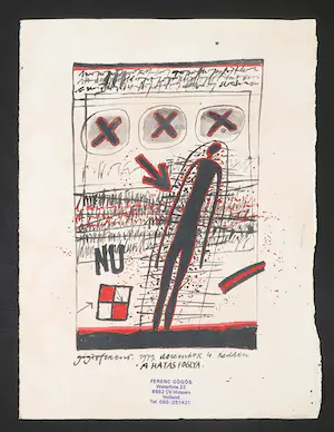 Ferenc Gogos - Gouache, A hatas foglya kopen? Bied vanaf 80!