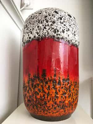 Scheurich Keramik - Grote 40 cm! Fat Lava vaas verkocht voor € 50!