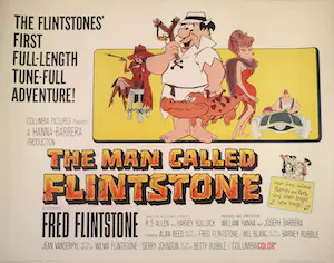 AcheterNiet of onleesbaar gesigneerd - Columbia Pictures, filmposter van The Flintstones? Enchérissez de 10!