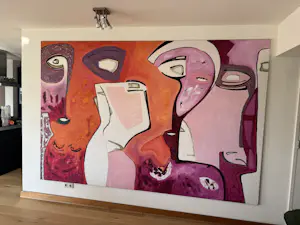 Harry van Gestel - Een magnifiek doek van Harry van Gestel (2x3m) kopen? Bied vanaf 7500!