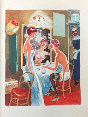AcheterKees van Dongen - Albertine et Léa? Enchérissez de 60!