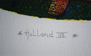Rob Clous - Holland VII - kleurets, oplage 20 kopen? Bied vanaf 45!