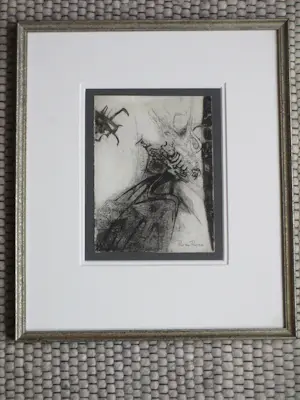 Ru van Rossem - Abstracte compositie - Ets kopen? Bied vanaf 85!