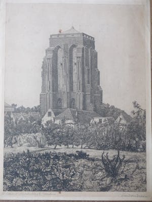 Arend Hendriks - St.Lievens-Monstertoren in Zierikzee - Ets kopen? Bied vanaf 35!