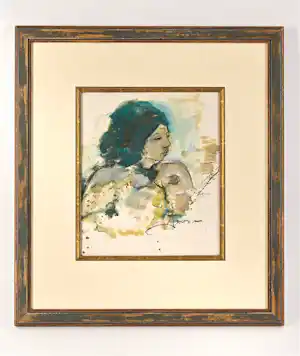 Frans Joosen - Olieverf - Vrouw Portret verkocht voor € 75!