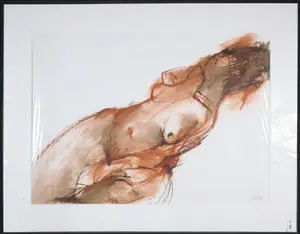 Franscz Witte - Gemengde techniek op papier, Modelstudie kopen? Bied vanaf 1!