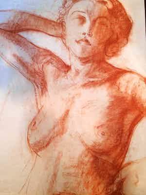 Ko Cossaar - portret naakte vrouw verkocht voor € 35!